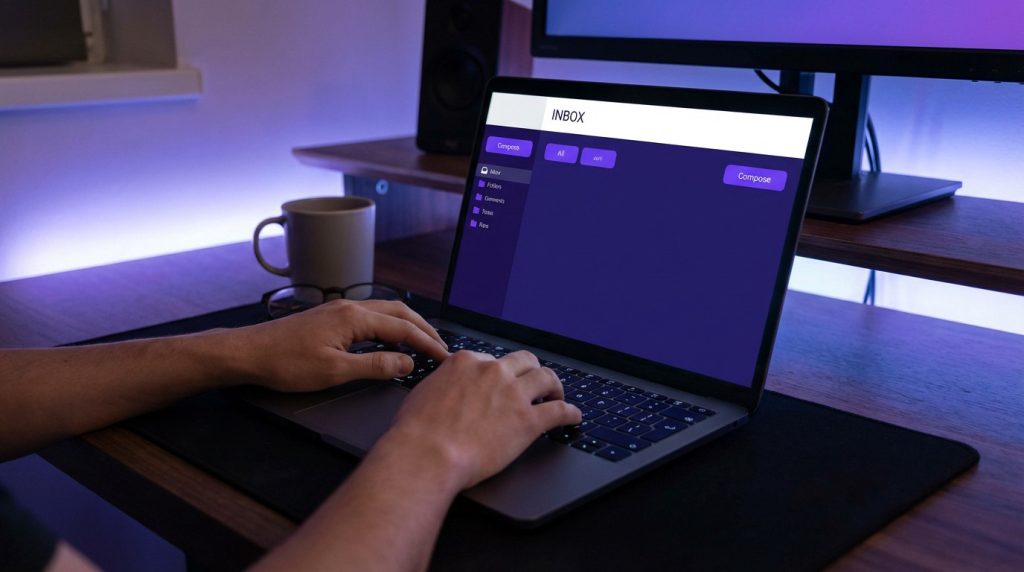 Interface de webmail Roundcube OVH pour la gestion des emails