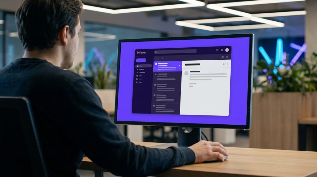 Interface de Roundcube mail OVH avec options de personnalisation et tri automatique des e-mails