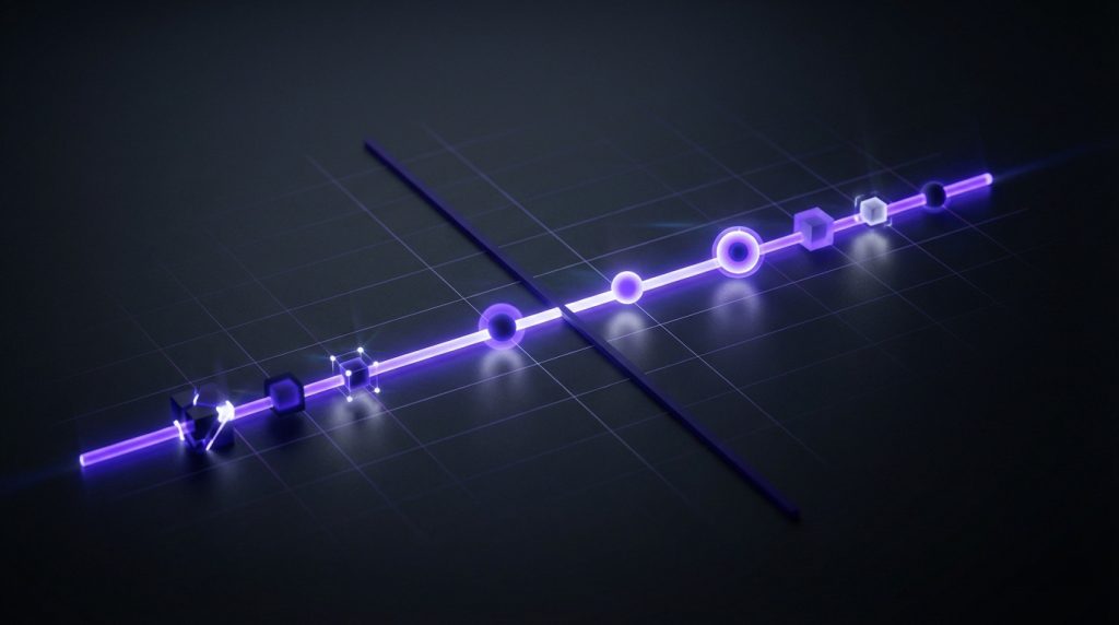 Illustration of the Cartesian coordinate system highlighting the horizontal axis (abscisse) and its significance in graphing data.