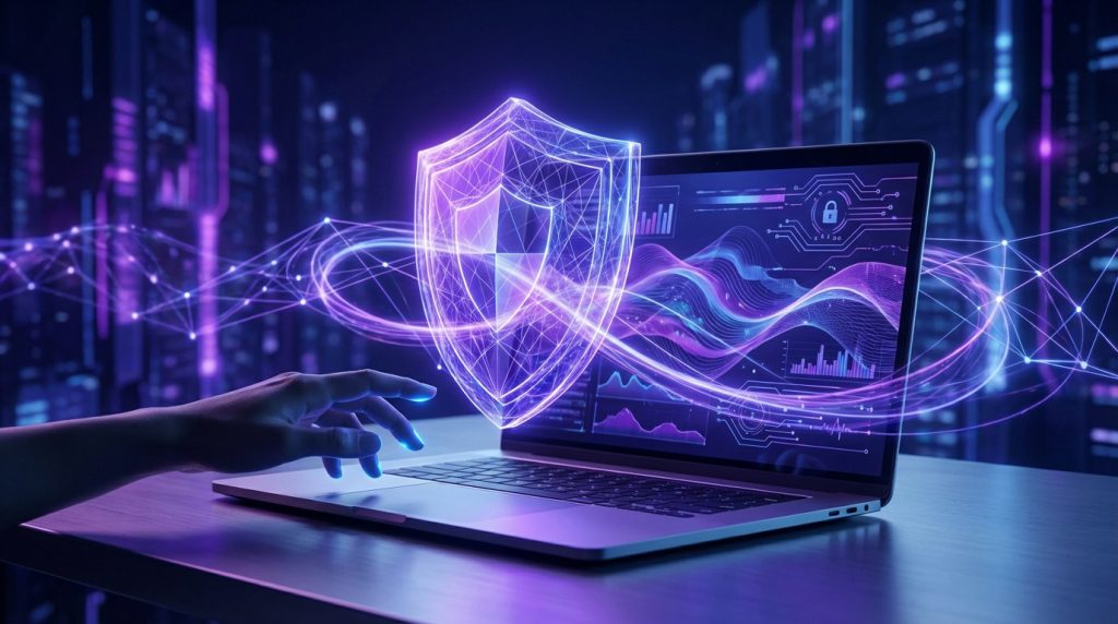 TotalAV antivirus software interface showcasing real-time protection and system optimization features