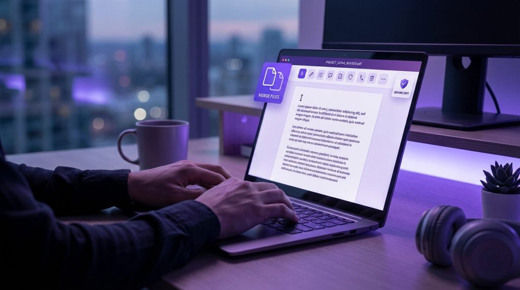 Interface d'iLovePDF montrant comment modifier des documents en ligne facilement