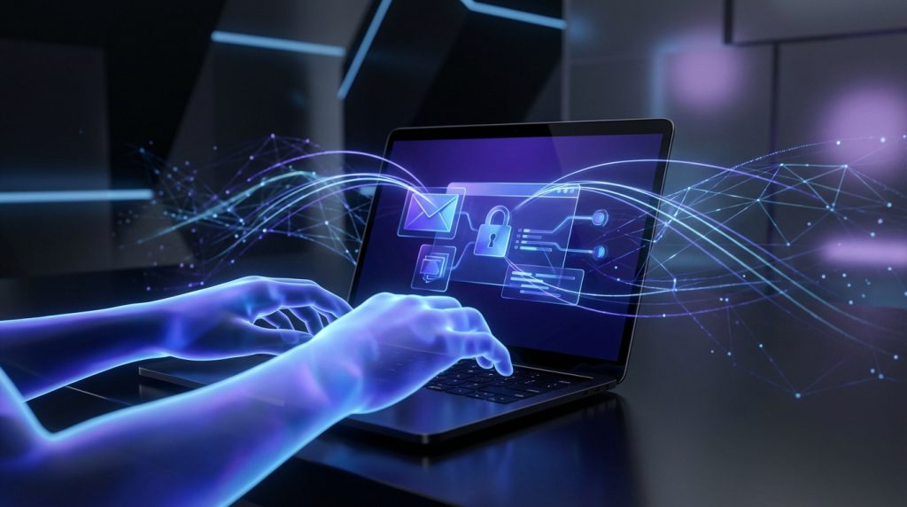 Accès rapide à la messagerie SFR sur ordinateur avec l'icône enveloppe