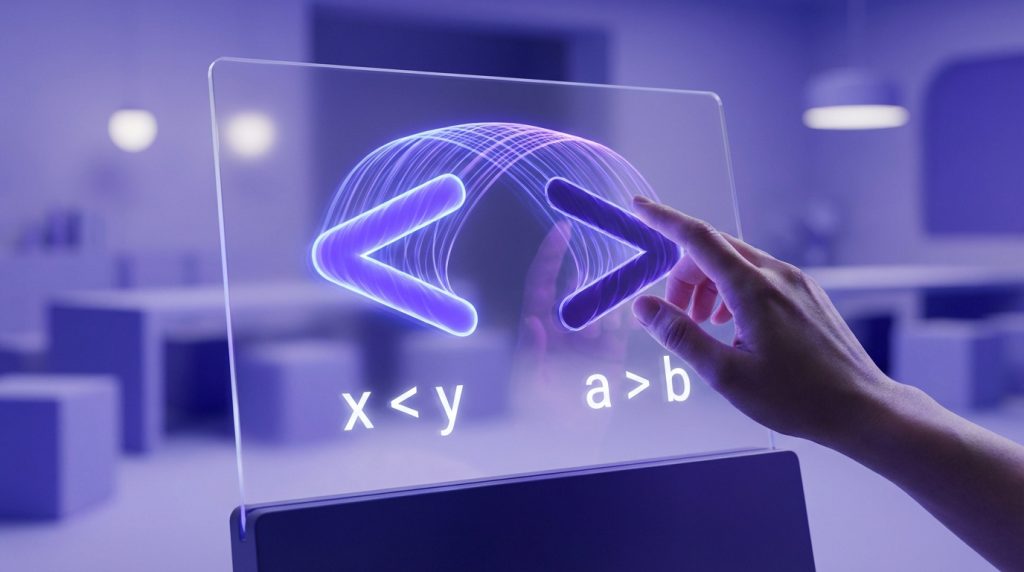 Signe inférieur supérieur illustré avec des exemples mathématiques et de programmation