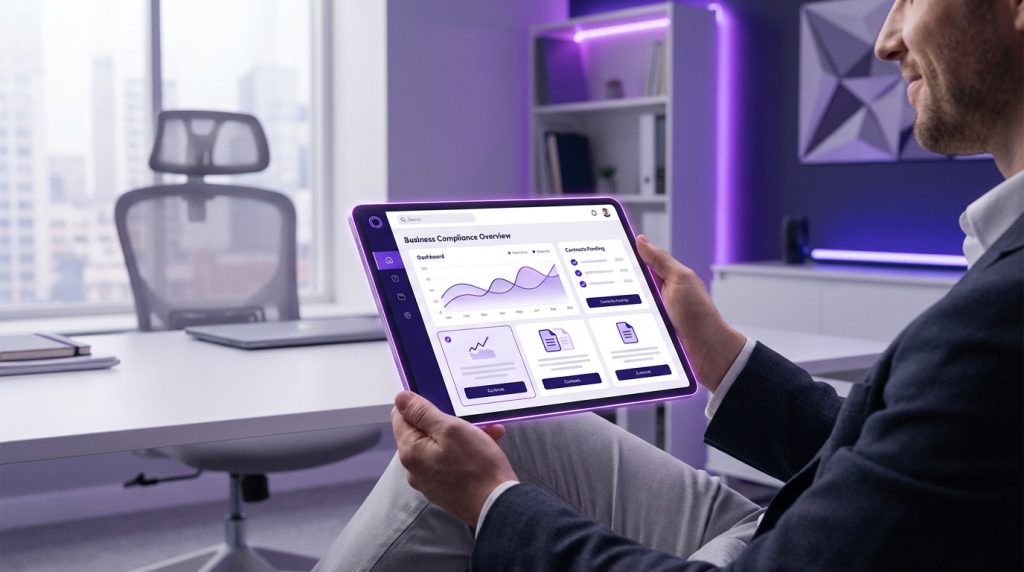 Legalstart platform interface showcasing easy business creation steps for entrepreneurs