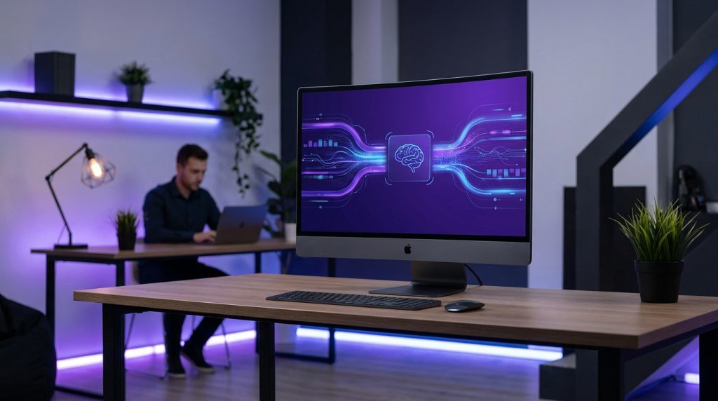Ordinateur tout en un Lenovo 2026 avec design élégant et écran haute définition