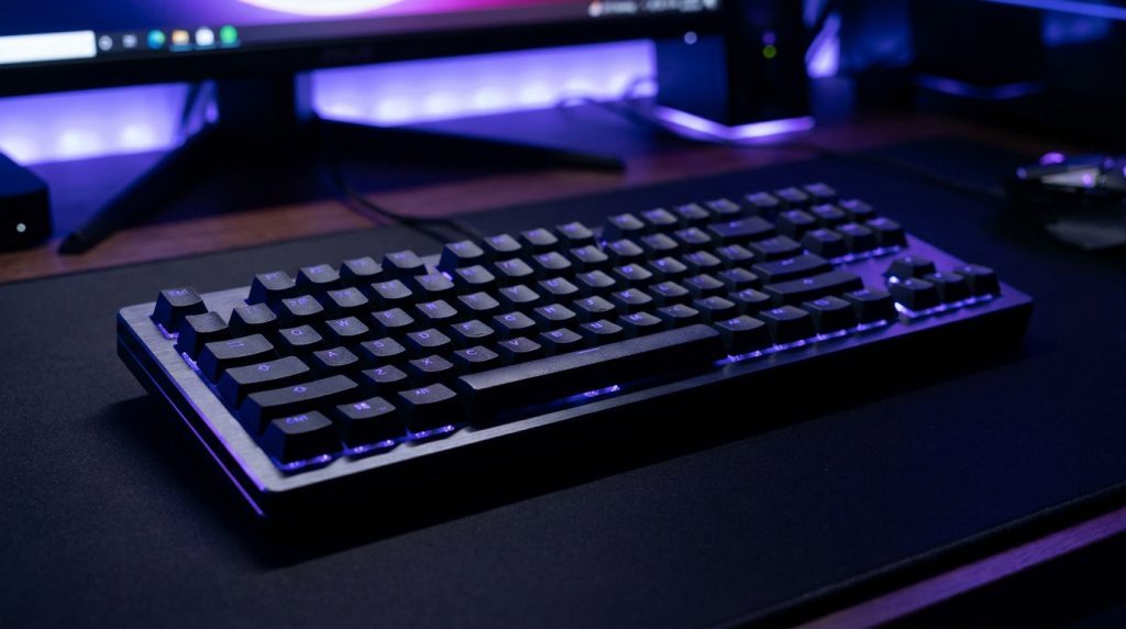 Logitech G413 TKL SE mechanical keyboard with PBT keys and aluminum chassis