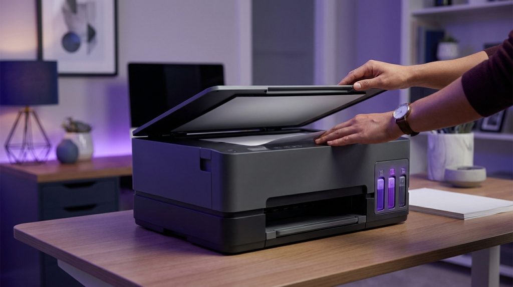 HP Smart Tank 5108 printer with high-capacity ink tanks for cost-effective printing