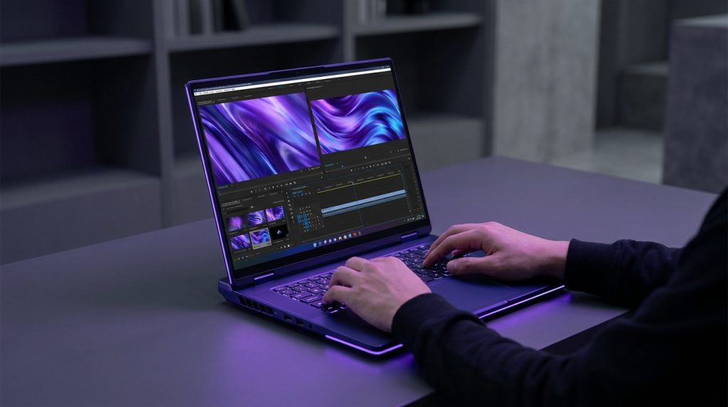 Meilleur PC portable pour montage vidéo 2026 avec processeur puissant et carte graphique NVIDIA RTX 50