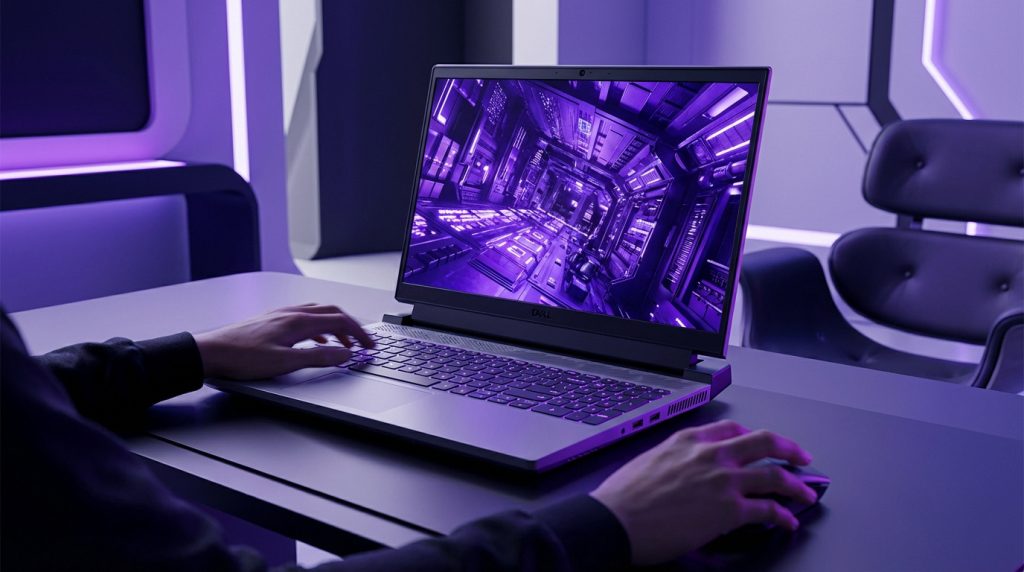 Dell G15 5530 gaming laptop showcasing performance and design for 1080p gaming