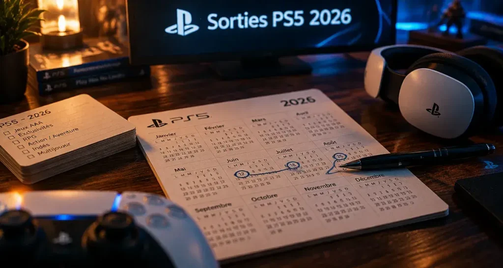 Sorties jeux PS5 2026 : calendrier et dates annoncées PS5